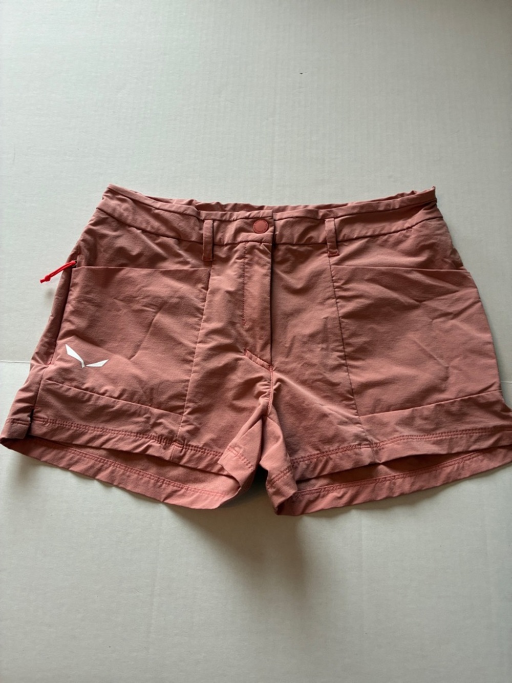 Women's Athletic Rust-Red Performance Shorts